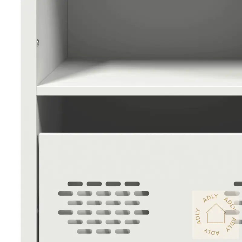 Highboard Hvit 101,5X39X103,5 Cm Stål