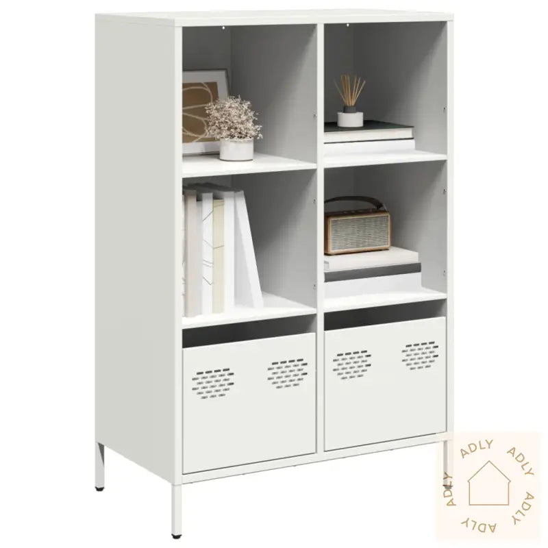 Highboard Hvit 68X39X103,5 Cm Stål
