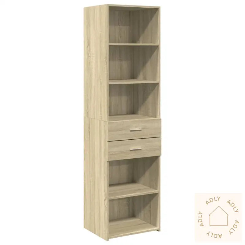 Hylle Sonoma Eik 50X42,5X185 Cm Konstruert Tre