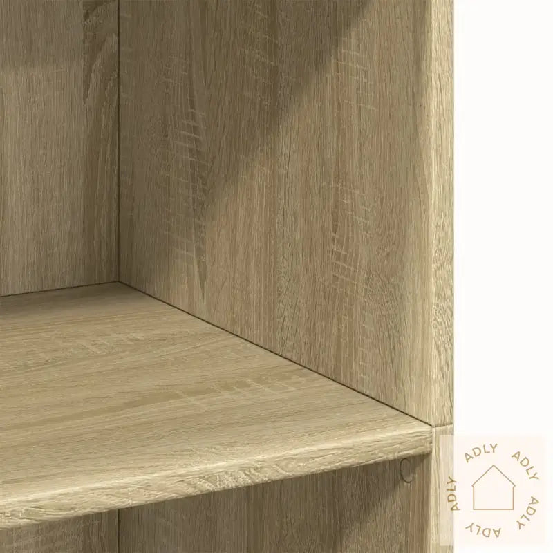 Hylle Sonoma Eik 70X41X124 Cm Konstruert Tre