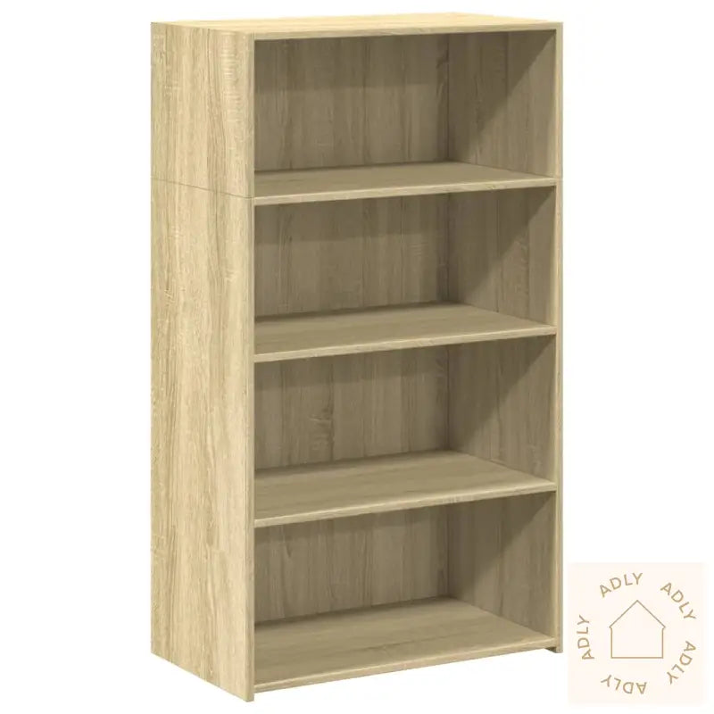Hylle Sonoma Eik 70X41X124 Cm Konstruert Tre