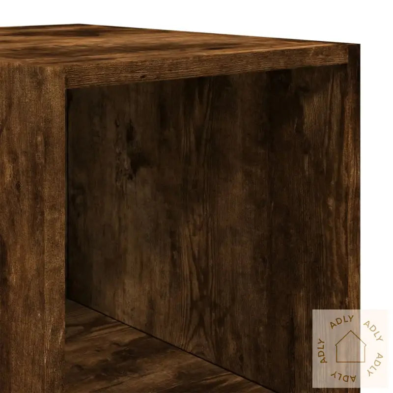 Hylle Røkt Eik 30X41X185 Cm Konstruert Tre