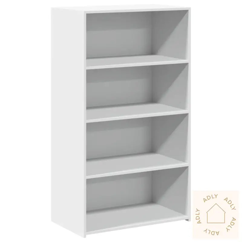 Hylle Hvit 70X41X124 Cm Konstruert Tre