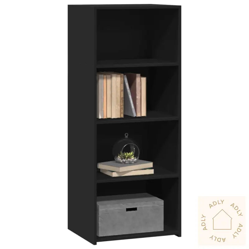 Hylle Svart 50X41X124 Cm Konstruert Tre