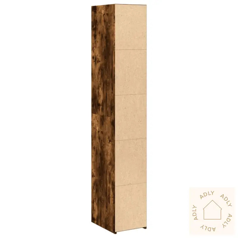 Hylle Røkt Eik 30X41X185 Cm Konstruert Tre