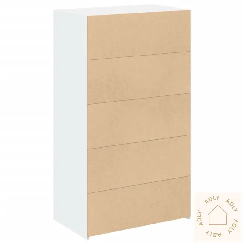 Hylle Hvit 70X41X124 Cm Konstruert Tre