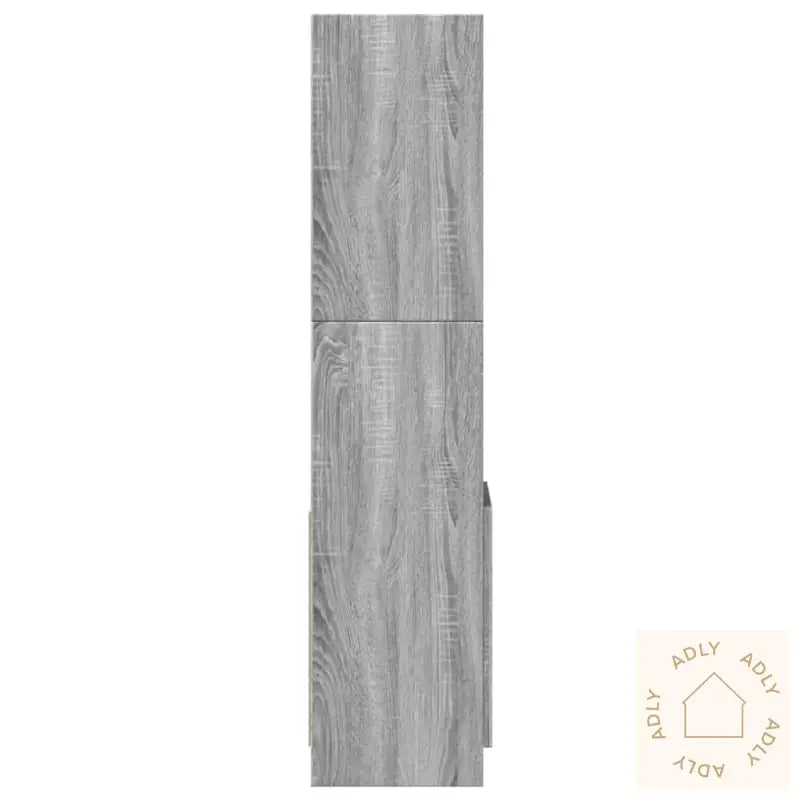 Highboard Grå Sonoma 92X33X140 Cm Konstruert Tre