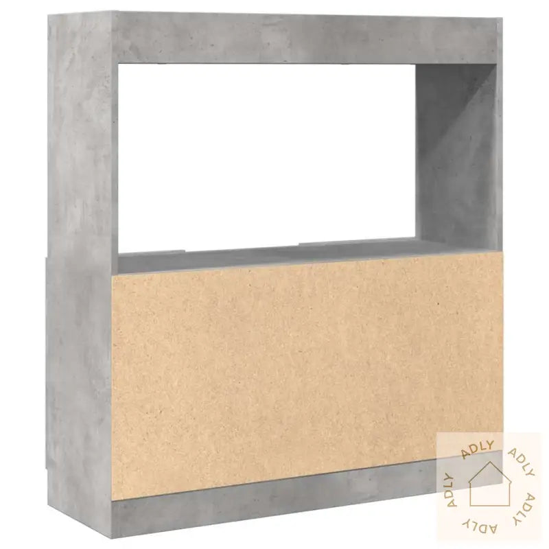 Highboard Betonggrå 92X33X100 Cm Konstruert Tre