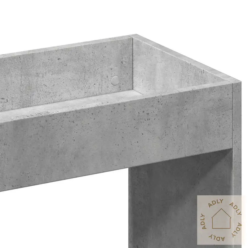 Highboard Betonggrå 92X33X100 Cm Konstruert Tre