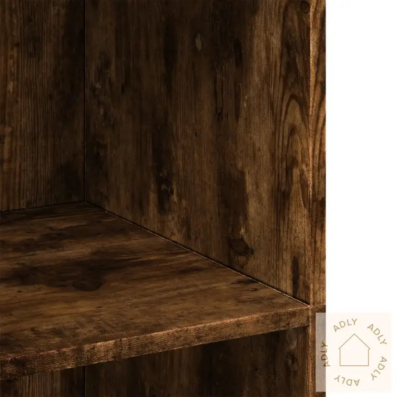 Hylle Røkt Eik 70X41X124 Cm Konstruert Tre