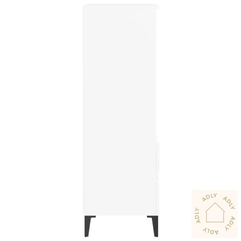 Highboard Hvit 40X36X110 Cm Konstruert Tre