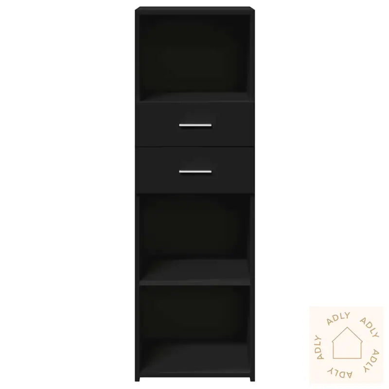 Hylle Svart 40X42,5X124 Cm Konstruert Tre