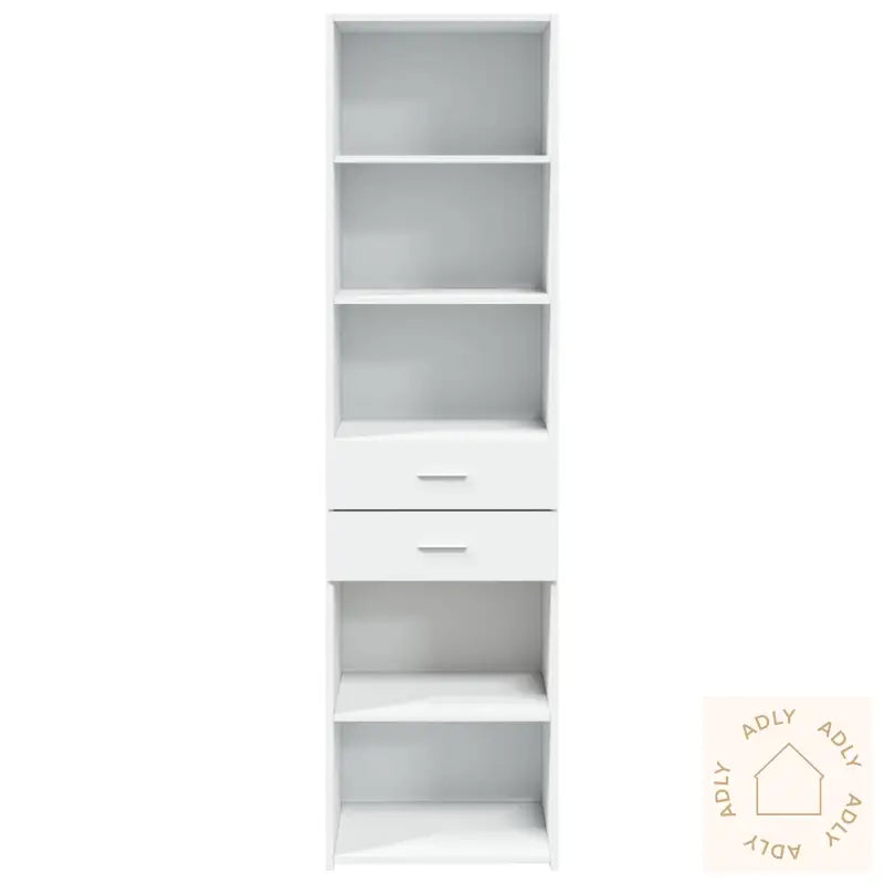 Hylle Hvit 50X42,5X185 Cm Konstruert Tre