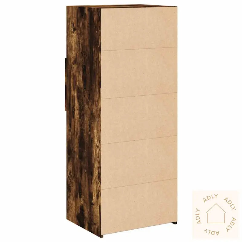 Hylle Røkt Eik 50X42,5X124 Cm Konstruert Tre