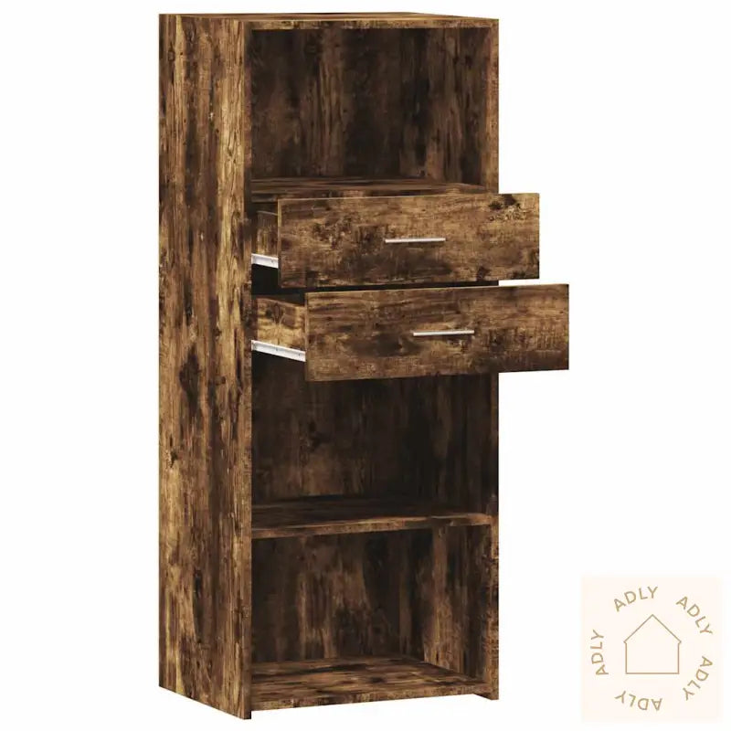 Hylle Røkt Eik 50X42,5X124 Cm Konstruert Tre