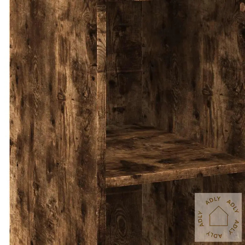 Hylle Røkt Eik 40X41X124 Cm Konstruert Tre