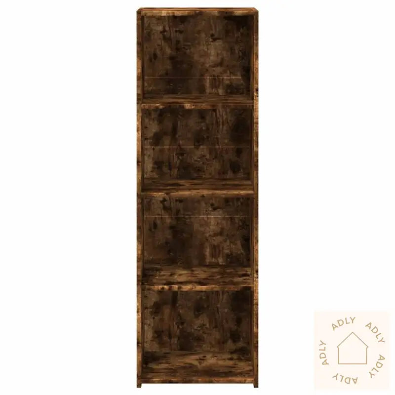 Hylle Røkt Eik 40X41X124 Cm Konstruert Tre