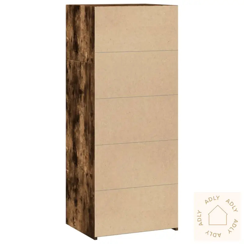 Hylle Røkt Eik 50X41X124 Cm Konstruert Tre