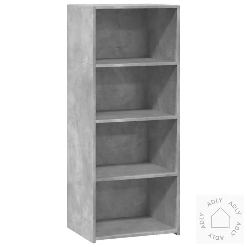 Hylle Betonggrå 50X41X124 Cm Konstruert Tre