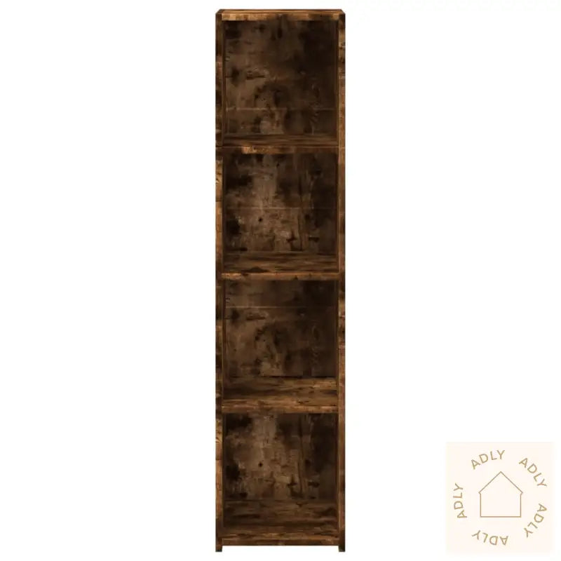 Hylle Røkt Eik 30X41X124 Cm Konstruert Tre