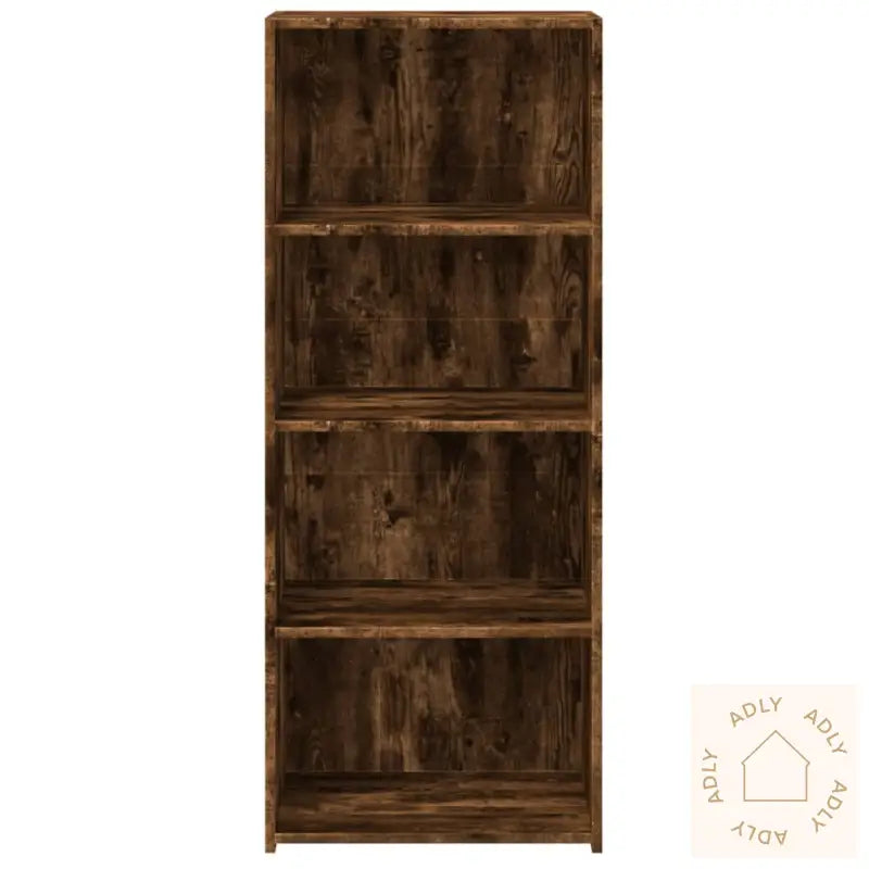 Hylle Røkt Eik 50X41X124 Cm Konstruert Tre