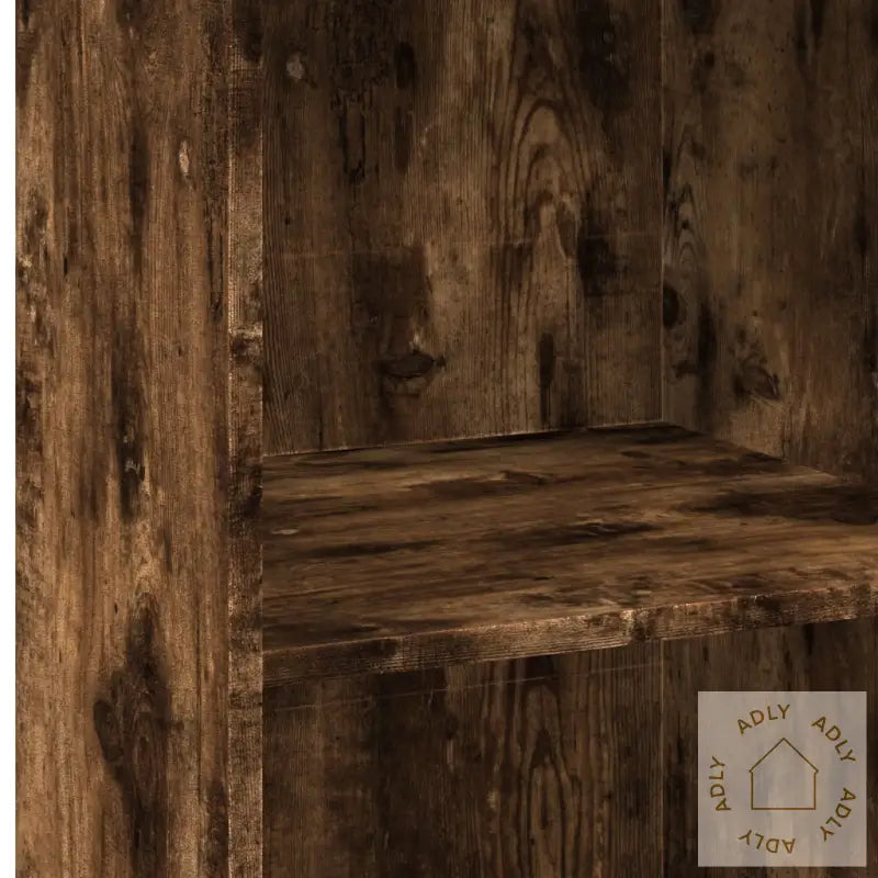 Hylle Røkt Eik 50X41X124 Cm Konstruert Tre