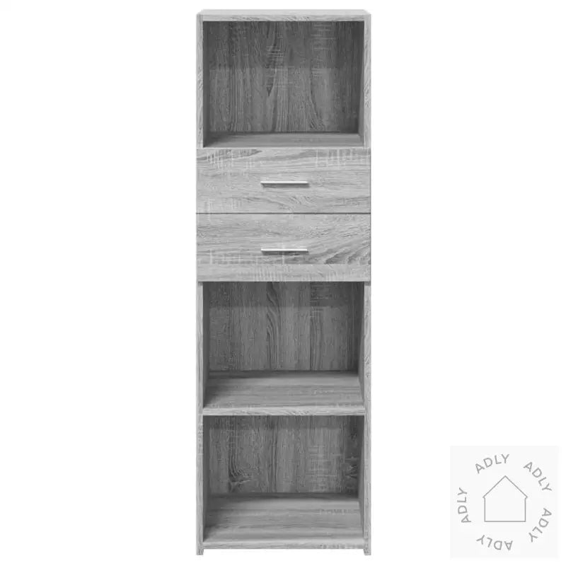 Hylle Grå Sonoma 40X42,5X124 Cm Konstruert Tre