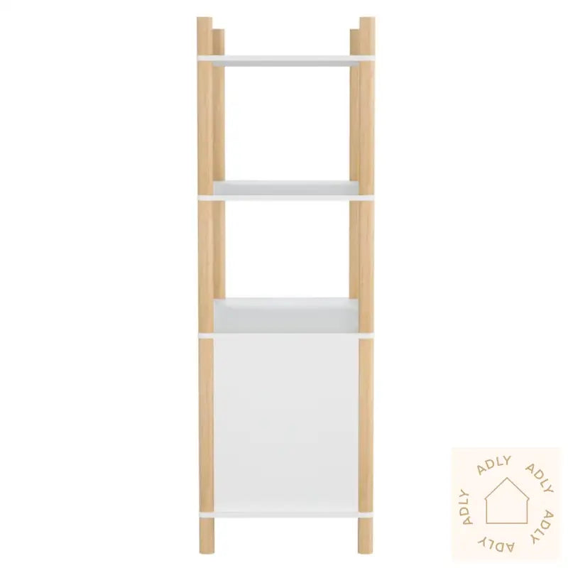 Highboard Hvit 80X40X121 Cm Konstruert Tre