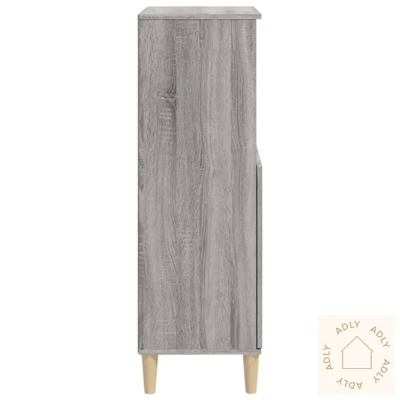 Highboard Grå Sonoma 60X36X110 Cm Konstruert Tre