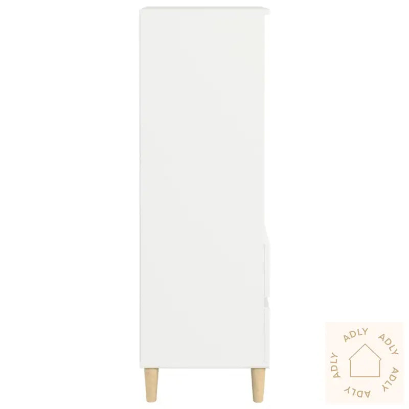 Highboard Hvit 40X36X110 Cm Konstruert Tre