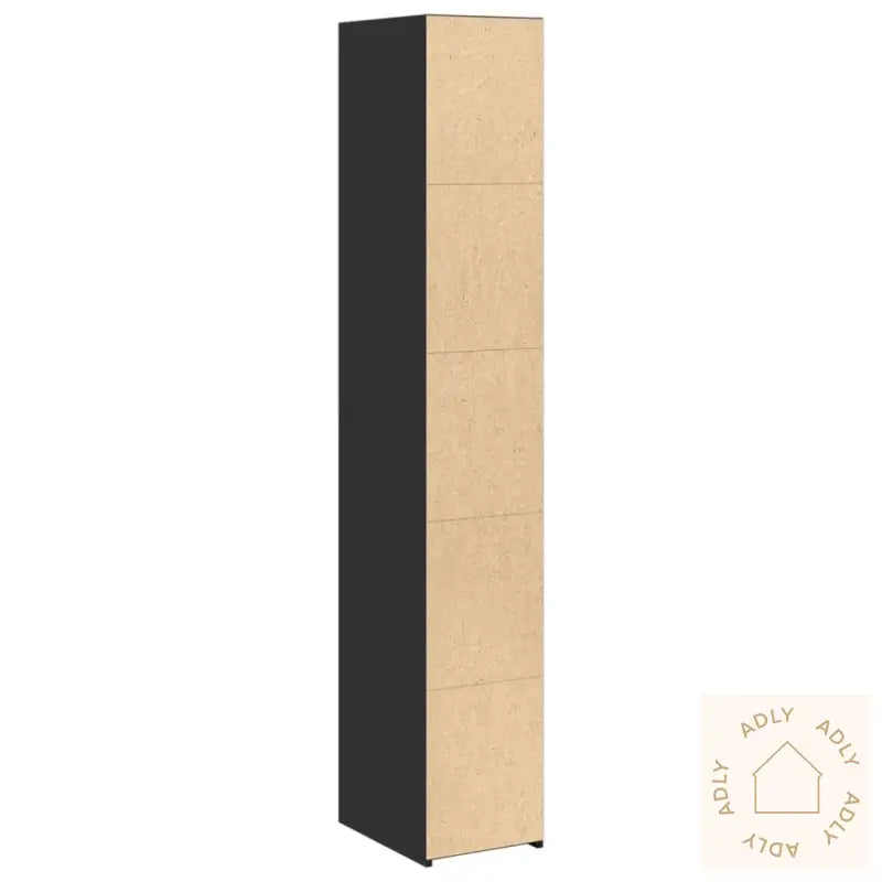 Hylle Svart 30X41X185 Cm Konstruert Tre