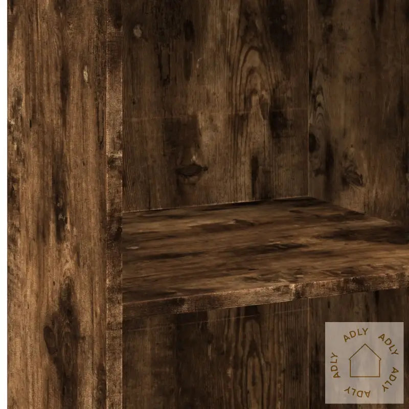 Hylle Røkt Eik 45X41X124 Cm Konstruert Tre