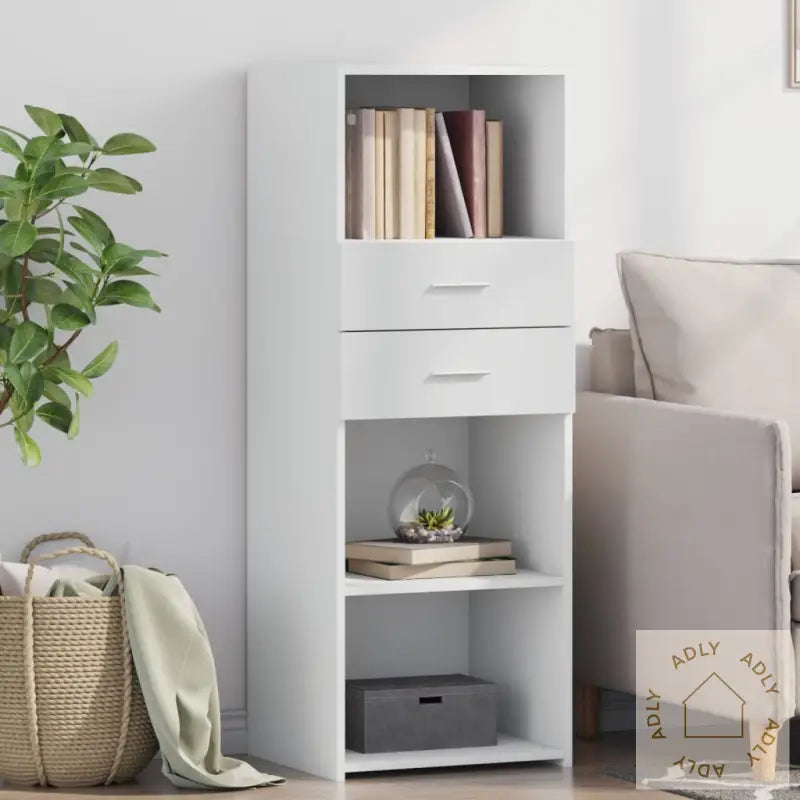 Hylle Hvit 45X42,5X124 Cm Konstruert Tre