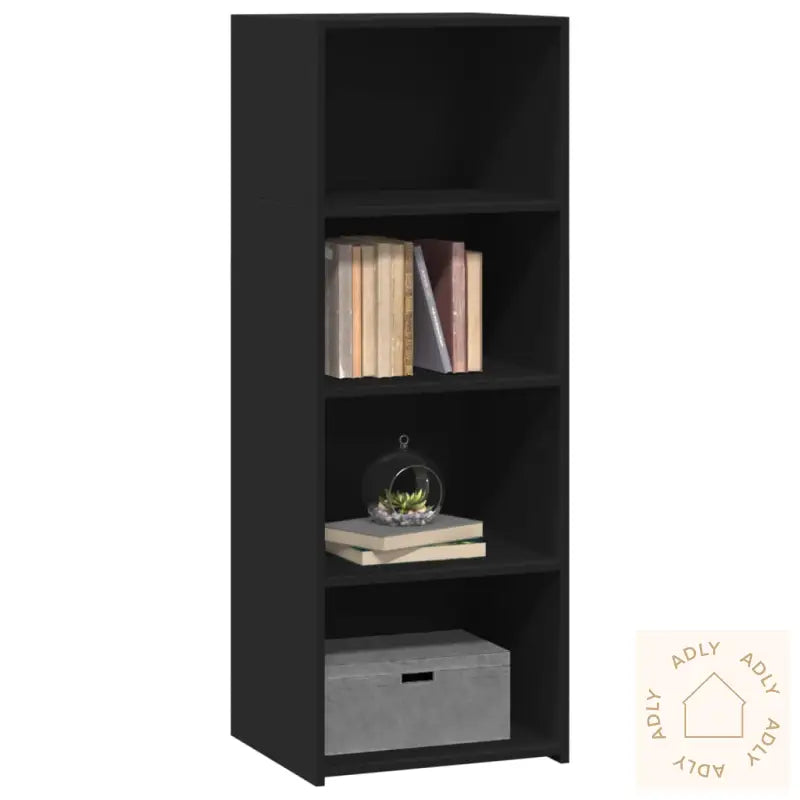 Hylle Svart 45X41X124 Cm Konstruert Tre