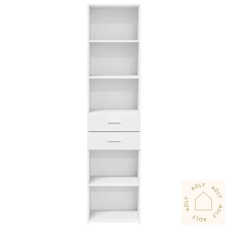 Hylle Hvit 45X42,5X185 Cm Konstruert Tre