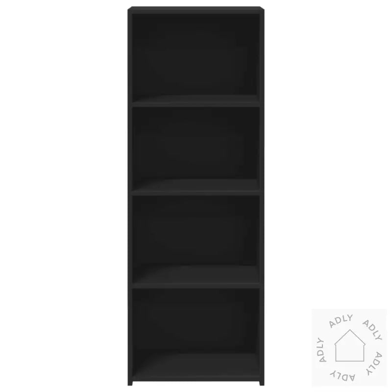 Hylle Svart 45X41X124 Cm Konstruert Tre