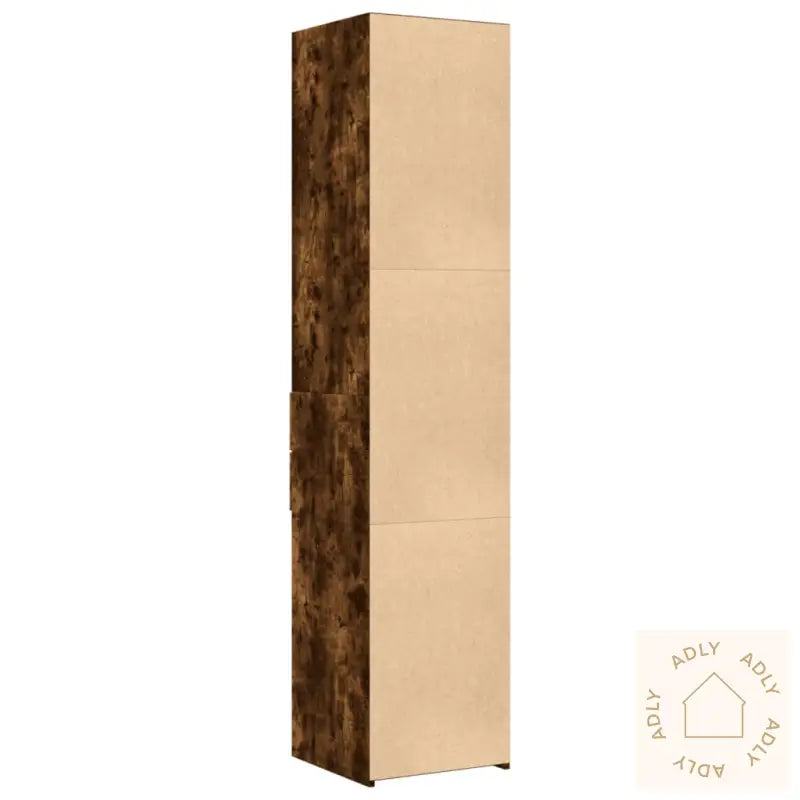 Hylle Røkt Eik 40X42,5X185 Cm Konstruert Tre