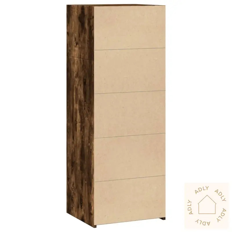 Hylle Røkt Eik 45X41X124 Cm Konstruert Tre