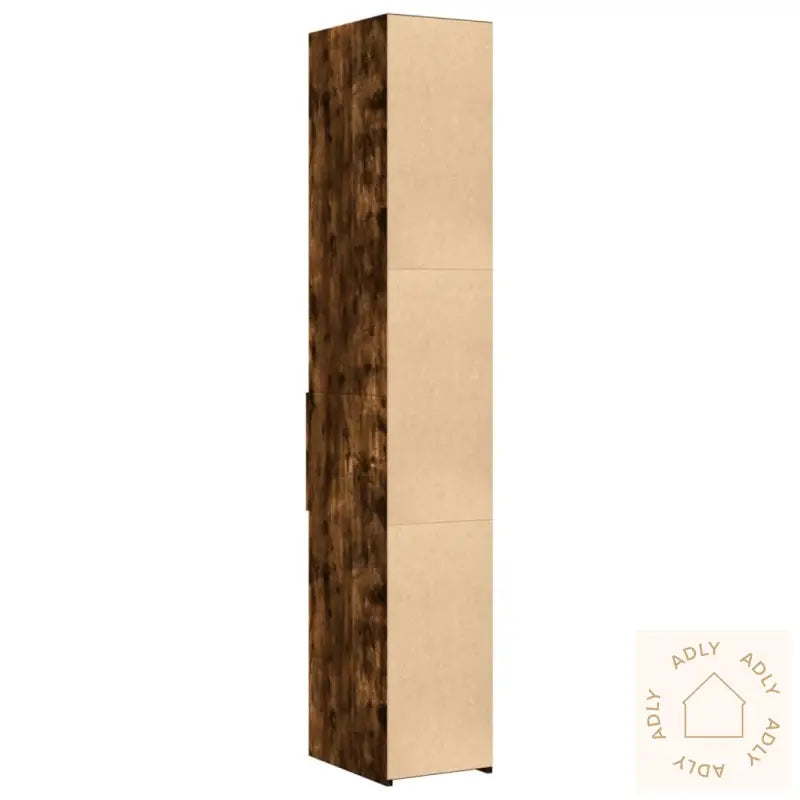 Hylle Røkt Eik 30X42,5X185 Cm Konstruert Tre