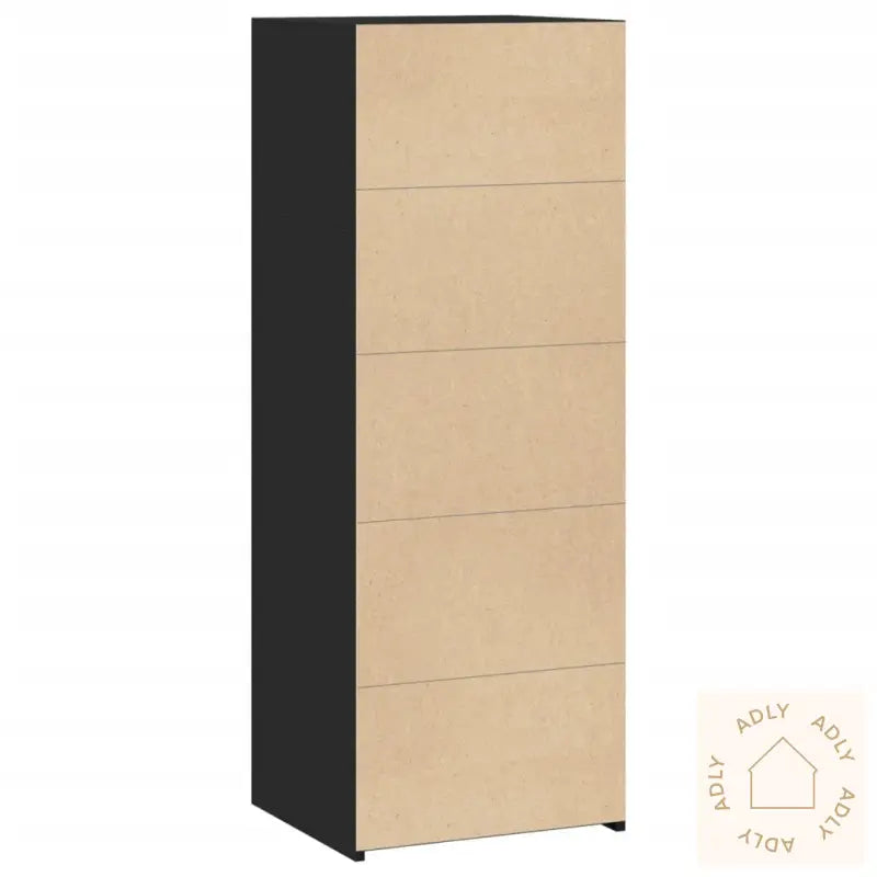 Hylle Svart 45X41X124 Cm Konstruert Tre