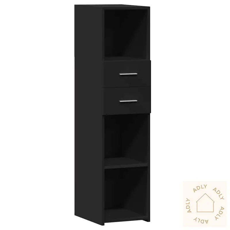Hylle Svart 30X42,5X124 Cm Konstruert Tre