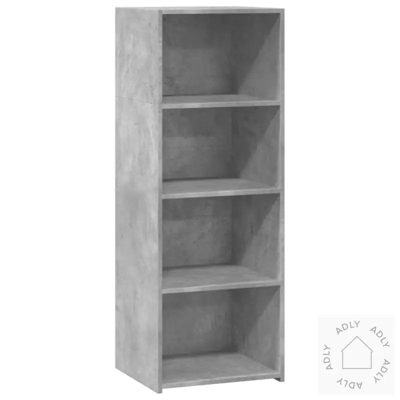 Hylle Betonggrå 45X41X124 Cm Konstruert Tre