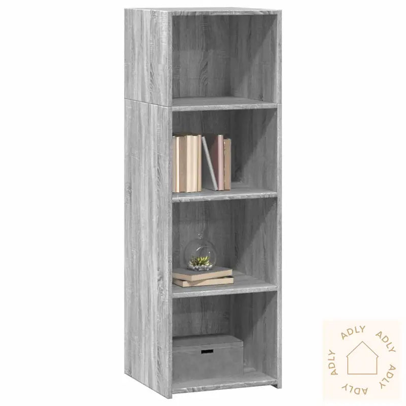 Hylle Grå Sonoma 40X41X124 Cm Konstruert Tre