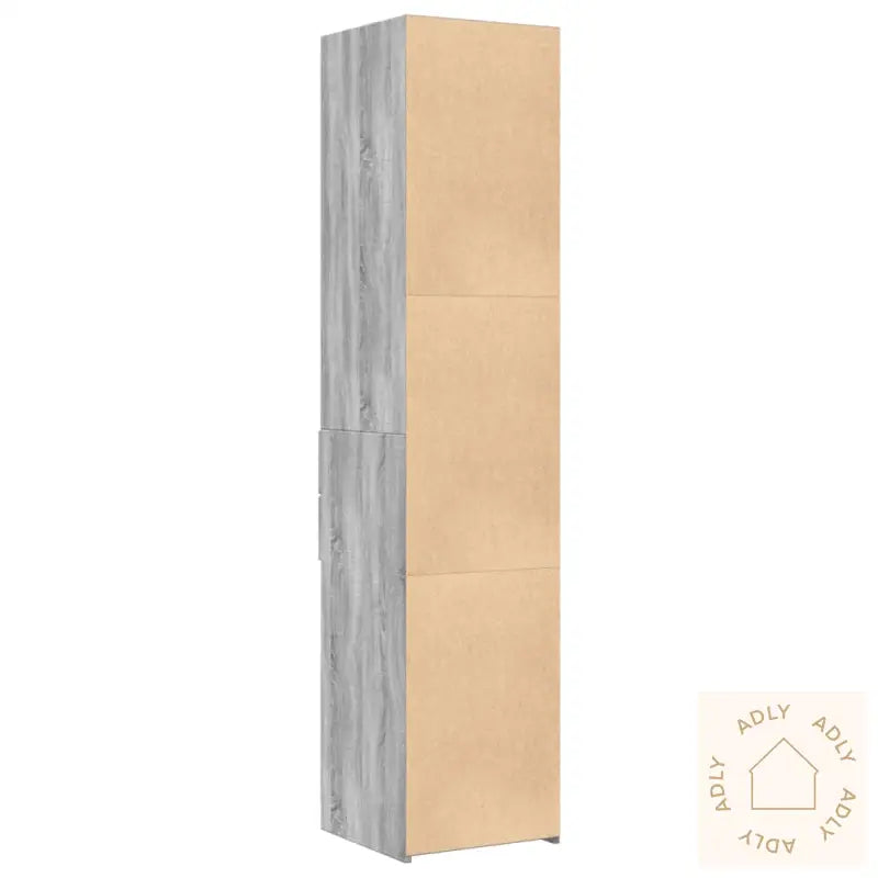 Hylle Grå Sonoma 40X42,5X185 Cm Konstruert Tre