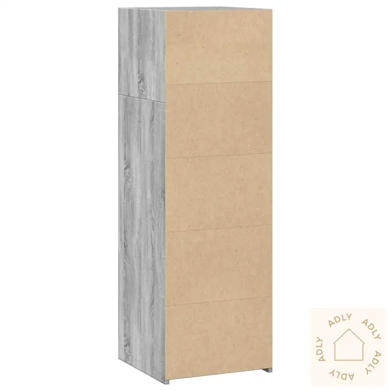 Hylle Grå Sonoma 40X41X124 Cm Konstruert Tre