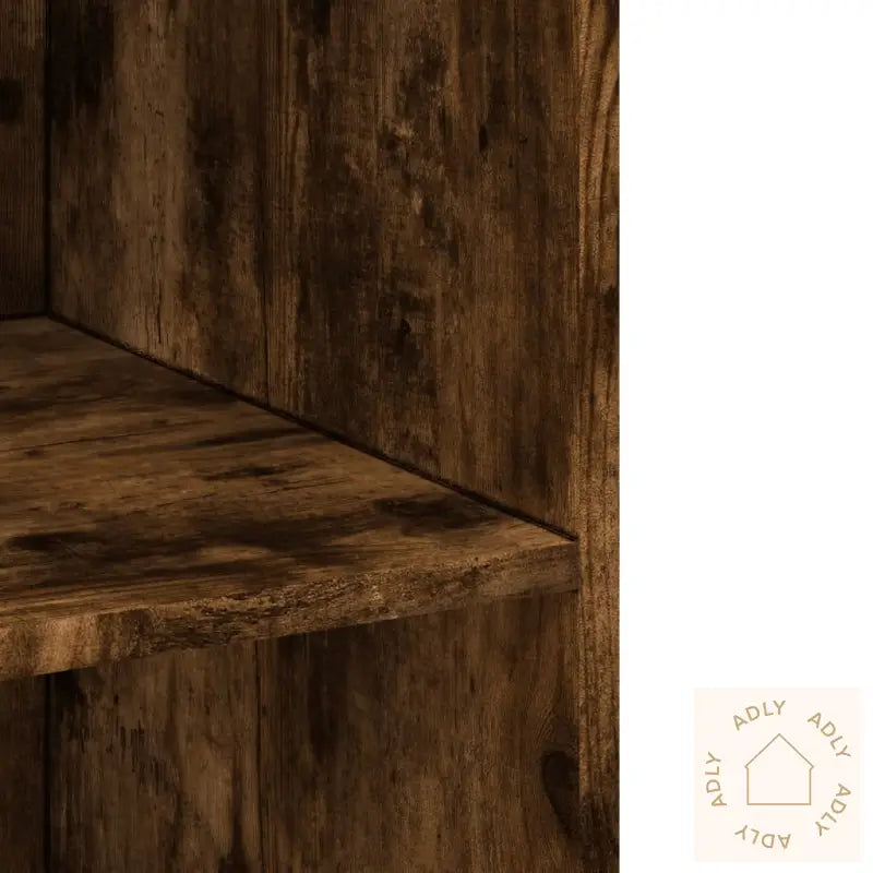 Hylle Røkt Eik 70X41X185 Cm Konstruert Tre