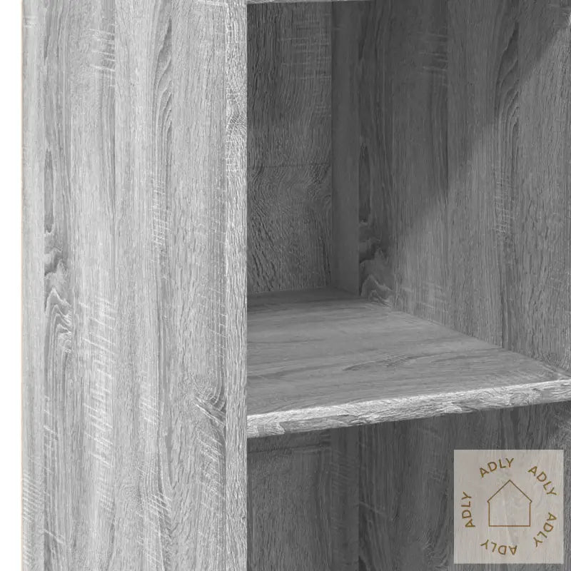 Hylle Grå Sonoma 30X41X124 Cm Konstruert Tre