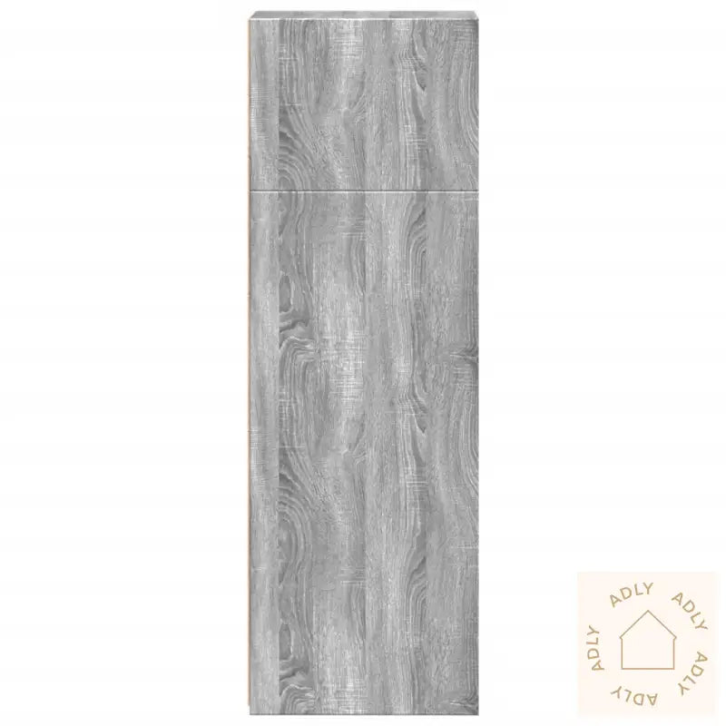 Hylle Grå Sonoma 30X41X124 Cm Konstruert Tre