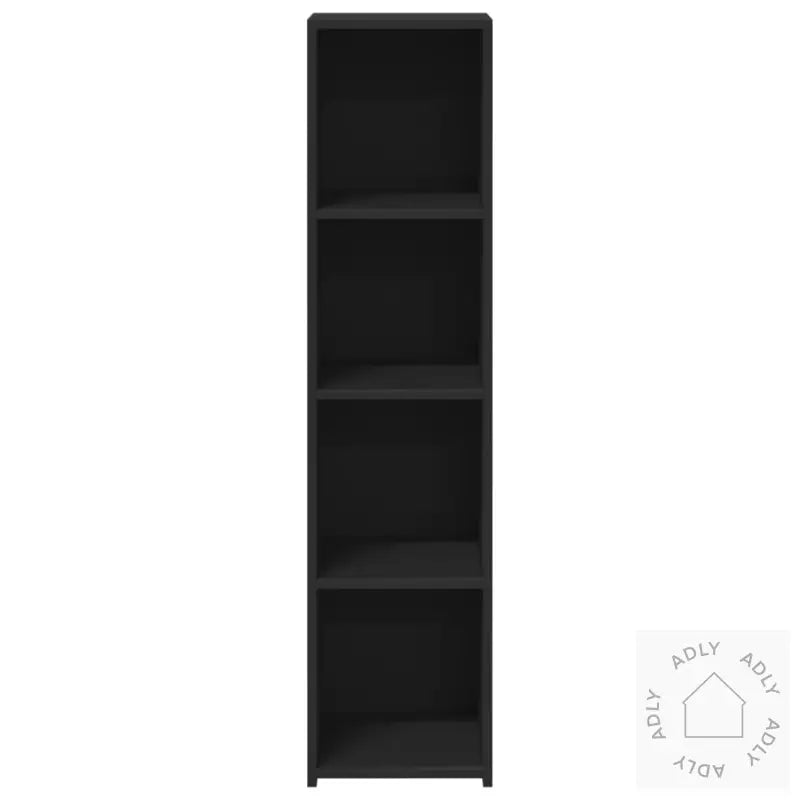 Hylle Svart 30X41X124 Cm Konstruert Tre