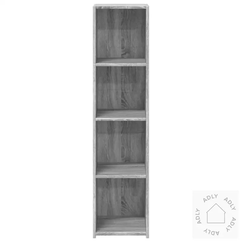 Hylle Grå Sonoma 30X41X124 Cm Konstruert Tre
